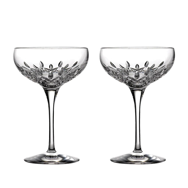 Waterford Lismore Champagne Saucer Pair