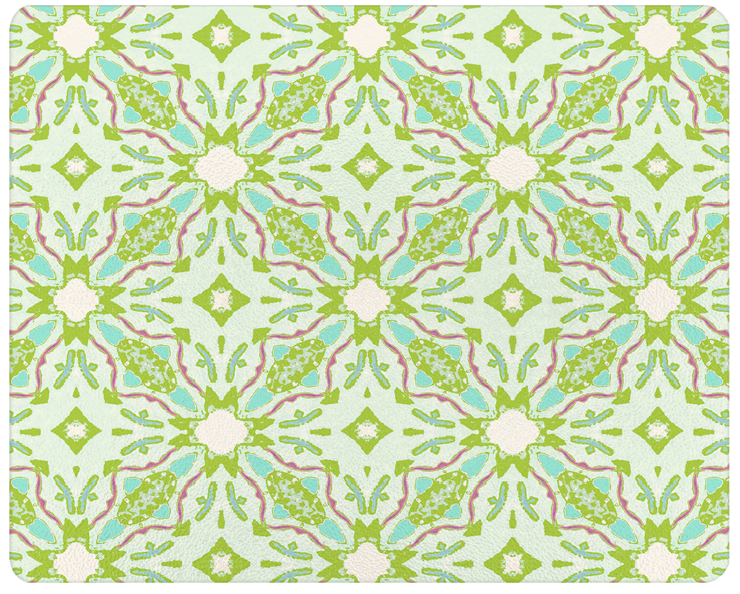 GB7832- Lagos Green by Laura Park Glass Cutting Board: Small Rectangle(8" x 11")