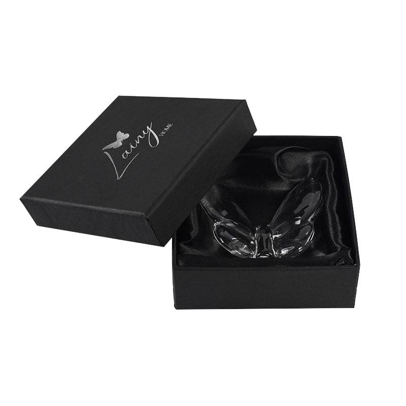 Le Mariposa Crystal Butterfly Figurine in Clear