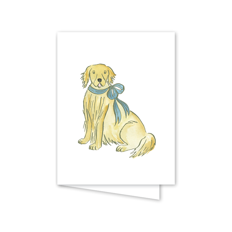 Quincy's Cottage Golden Retriever: Single Card