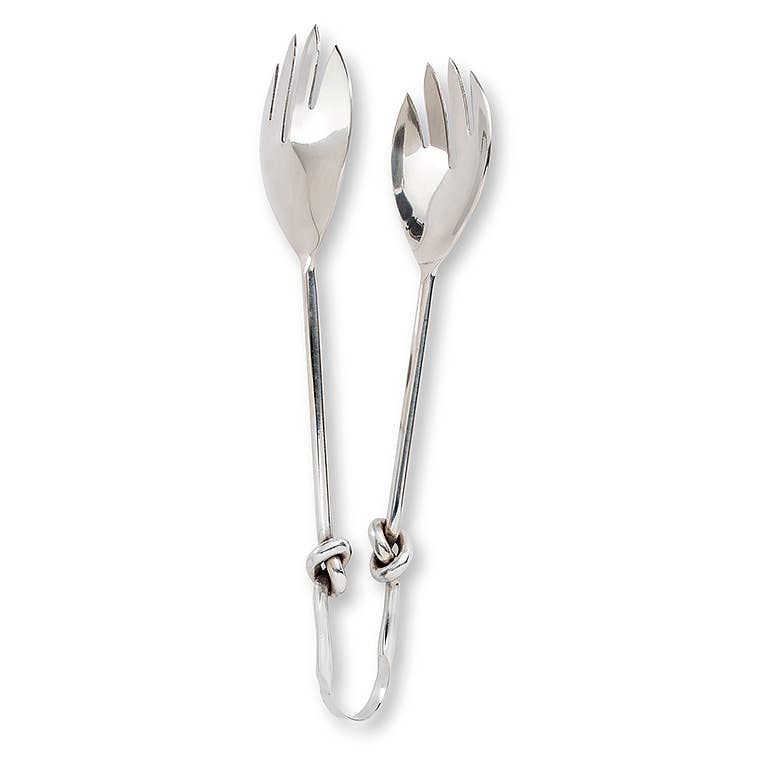 Knot Handle Salad Tongs-10" inches
