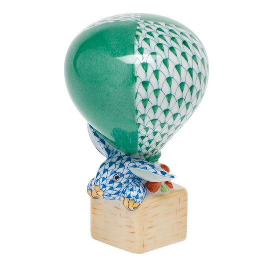 Herend Hot Air Balloon Bunny