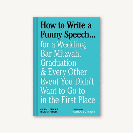 How to Write a Funny Speech . . .Book