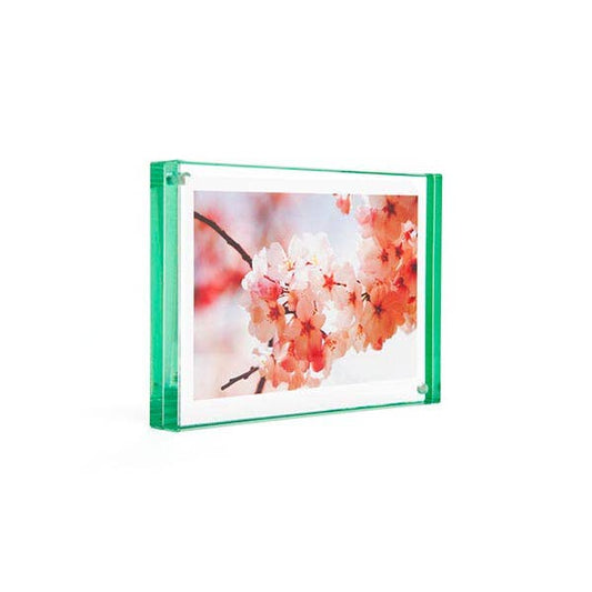 Pine Green Color Edge Magnet Frame - 5 Sizes: 3.5"x5"