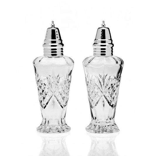 Dublin Salt/pepper Set: Non Leaded Crystal