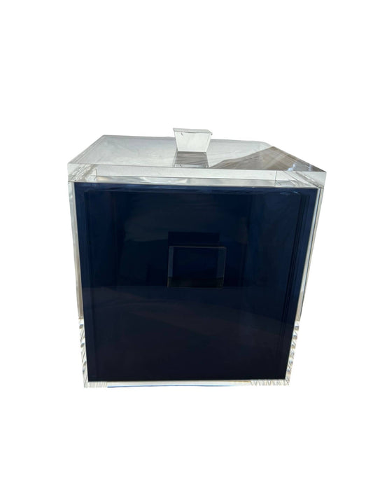 Acrylic Ice Bucket- Slate/Clear