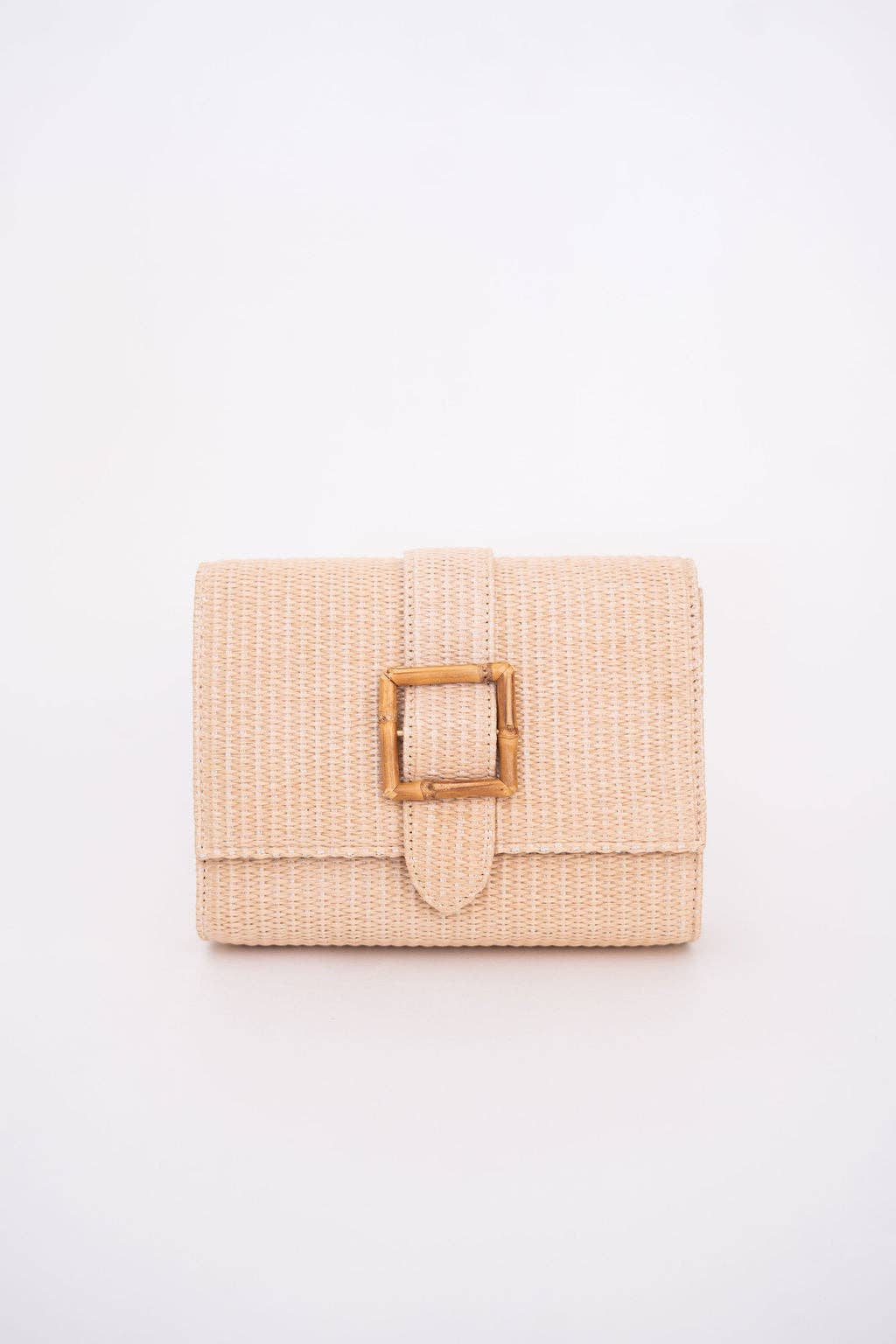Janie Straw Clutch - WS: Natural
