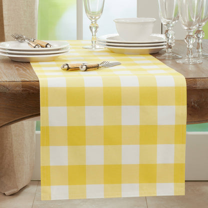 Buffalo Plaid Runner: Blue / 16"x108"