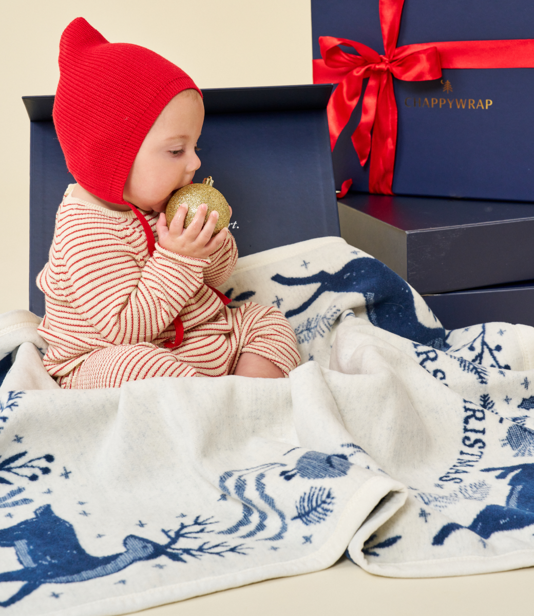 Baby's First Christmas Mini Blanket: Mini