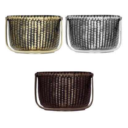 Nantucket Basket Door Knocker: Brass
