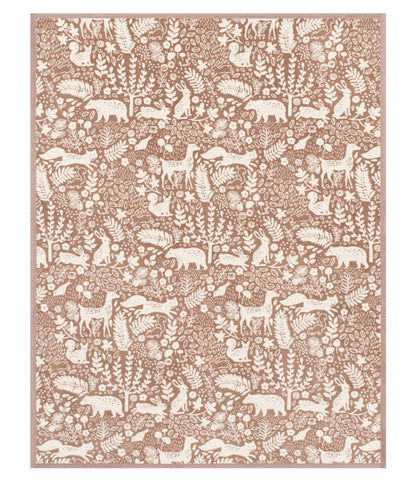 Whimsical Woods Sepia Blanket: Original