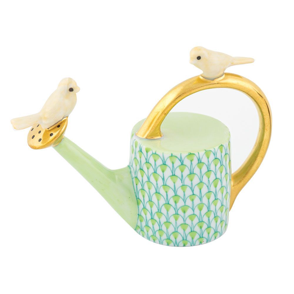Herend Watering Can With Birds