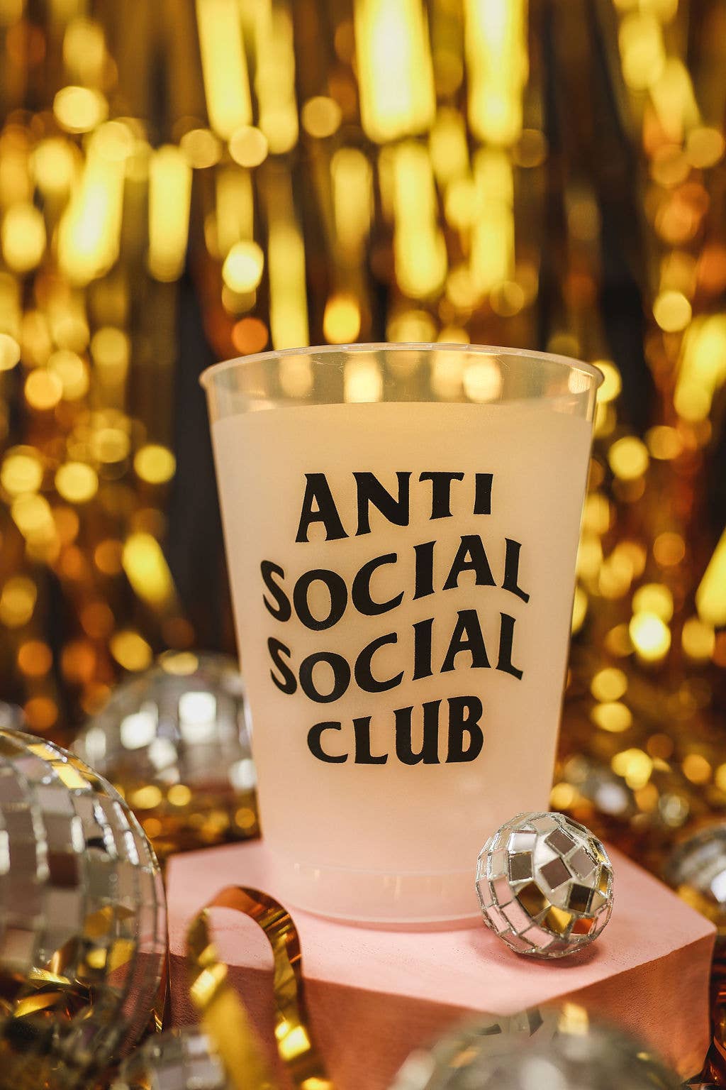 Anti Social Club Roadie Frosted Cups: Pack of 6