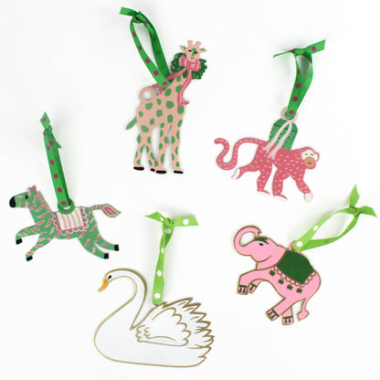Animal Ornaments Set | Holiday Decor | Christmas Ornament