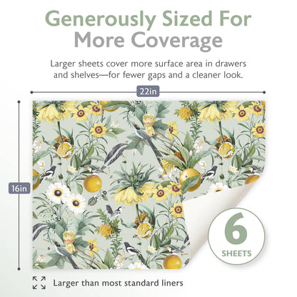 Scented Drawer Liners - Golden Orchard (6 Sheets)