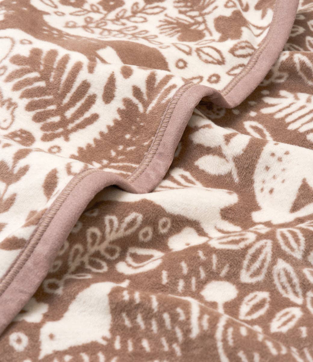 Whimsical Woods Sepia Blanket: Original