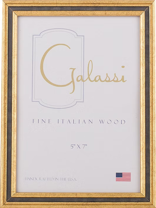 Green and Gold Picture Frame