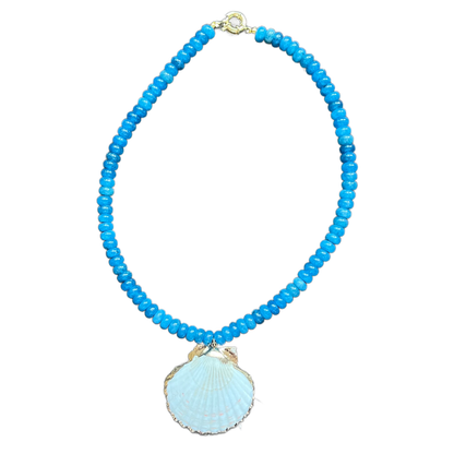 The Sea Shell Candy Necklace: Blue Ocean