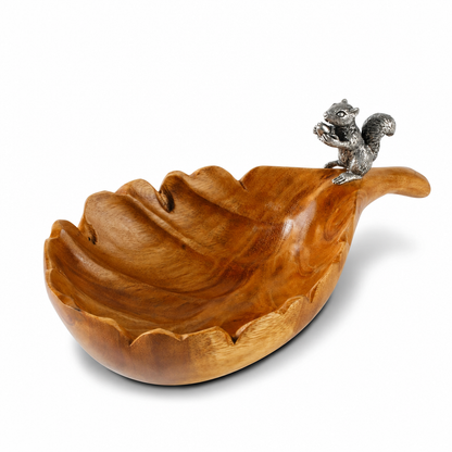 Leaf Nut Bowl Squirrel