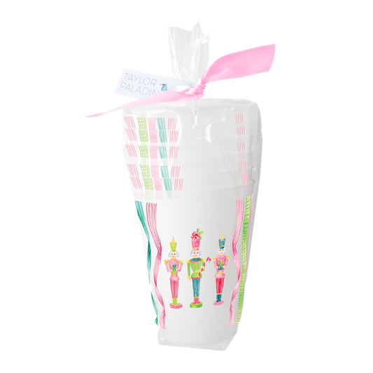 Vintage Nutcrackers Frosted Cup