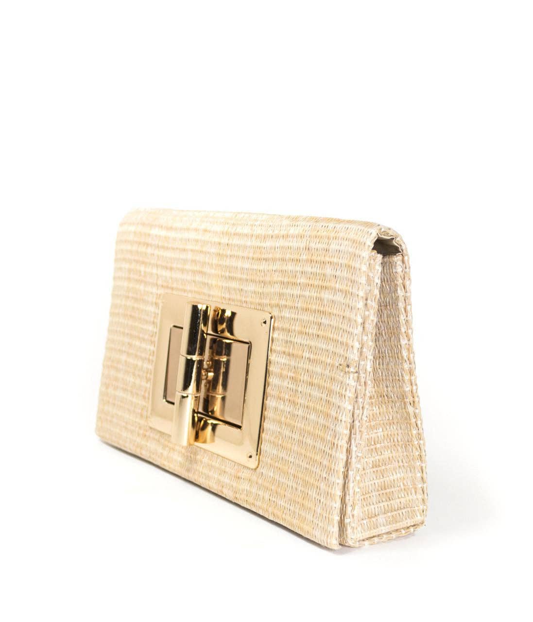 Lillian Clutch - Straw - WS