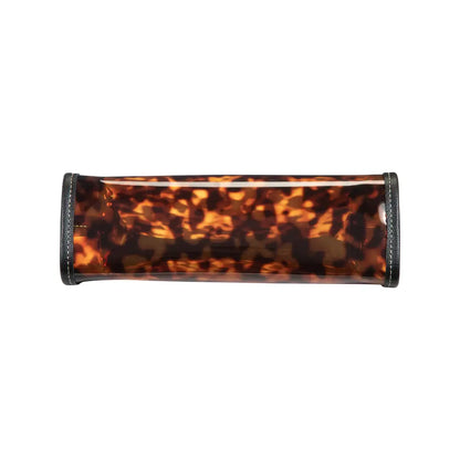 Miami Clearly Tortoise Medium Zip Cosmetic
