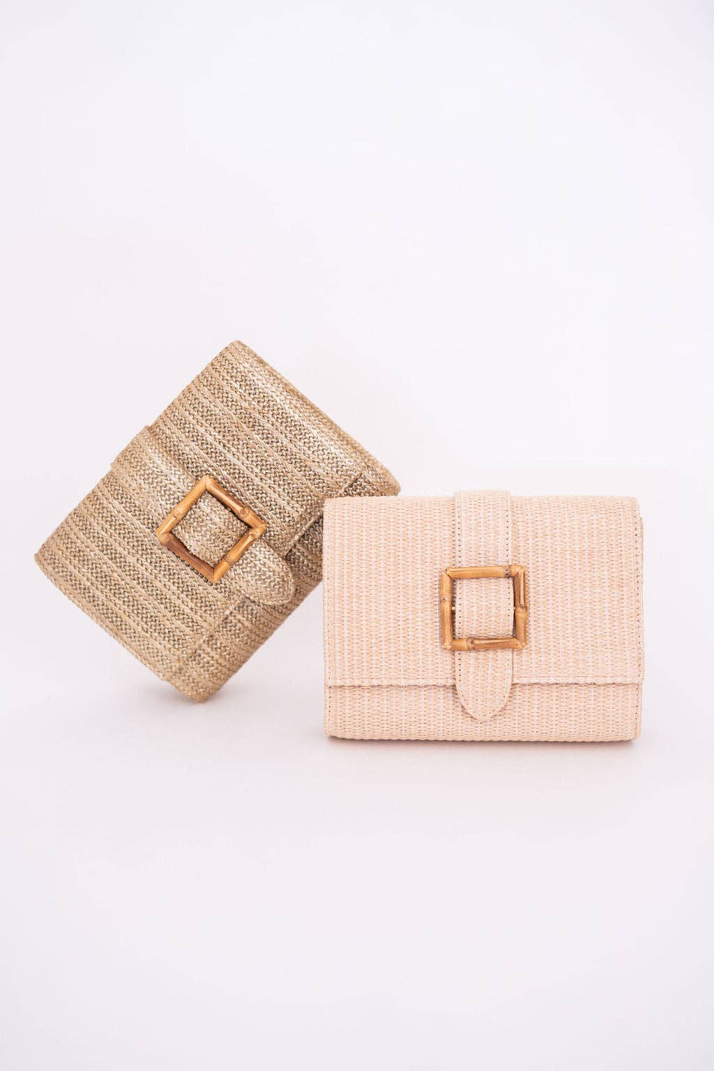 Janie Straw Clutch - WS: Natural