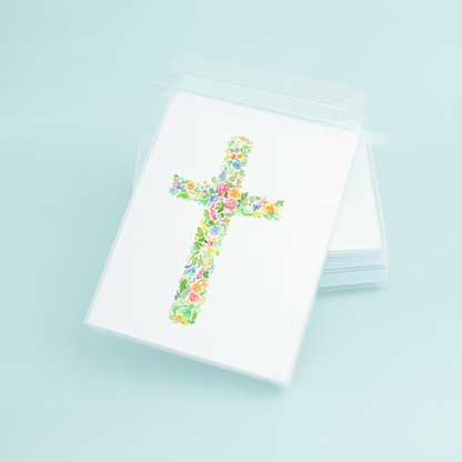 Floral Cross Card