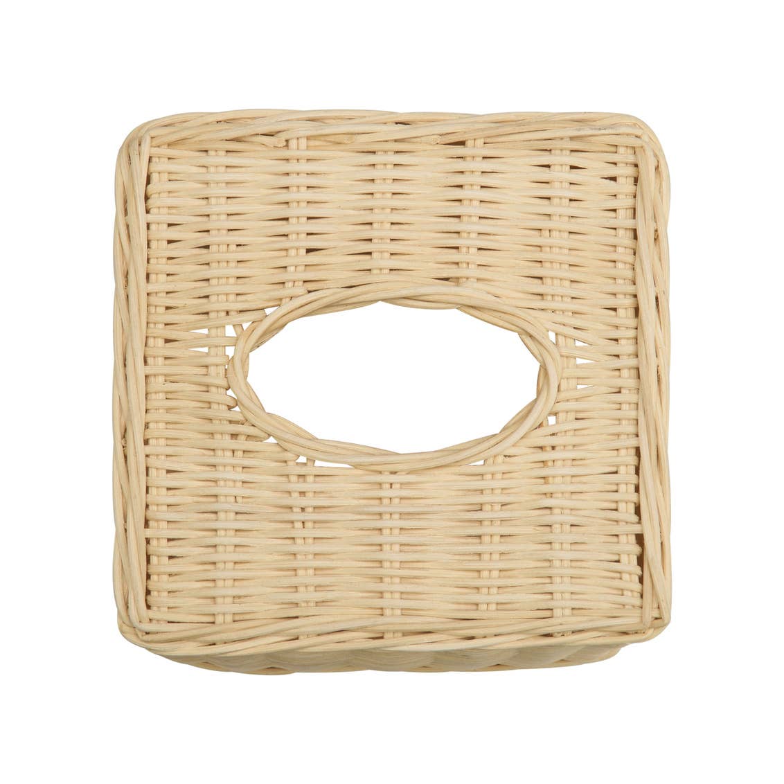 Rattan Tissue Box