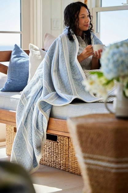Market Stripe Fog Blanket: Original