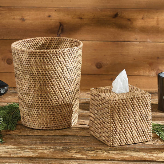 Rattan Waste Basket