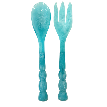 Bermuda Salad Servers, SumnerEdit: Blue