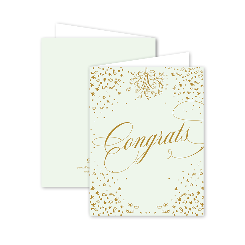 Confetti Soirée Congrats: Single Card