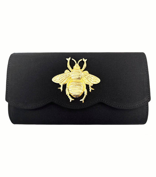 Black Scallop Avery with Charms: RS Knot