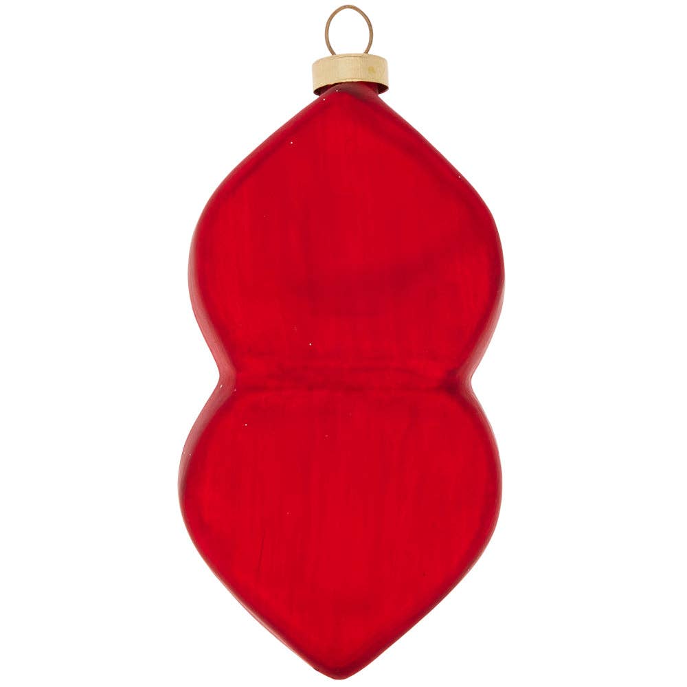 Holiday Glass Ornament – Shining Gemstone Ring