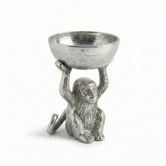 Small Silver Monkey Dish