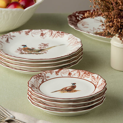 Pheasant Grove Salad Plate Set of 4