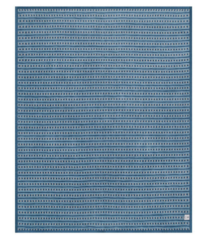 Beach Pebble Cornflower Blanket: Original