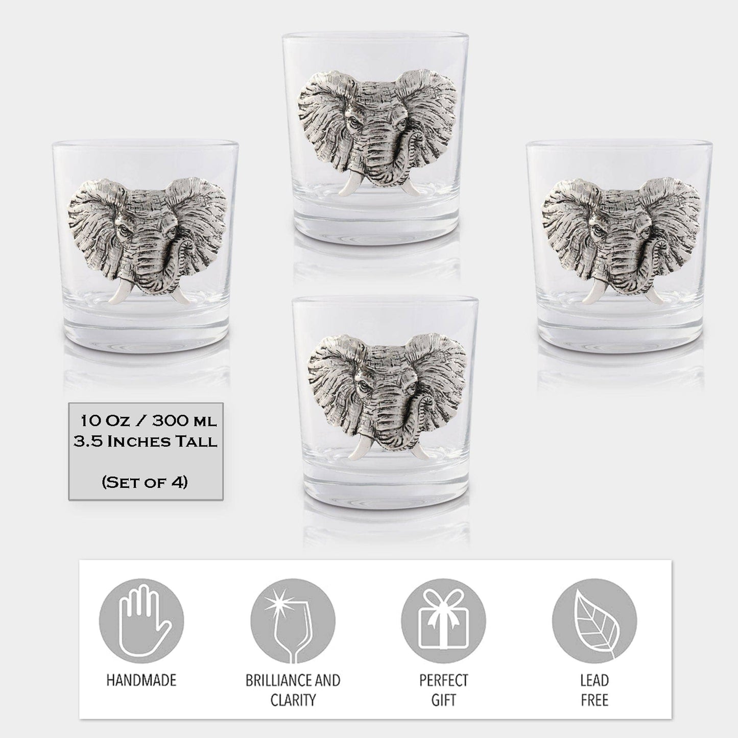 Elephant Bar Glasses Set of 4