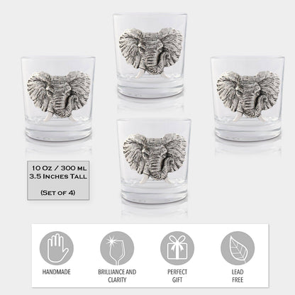 Elephant Bar Glasses Set of 4