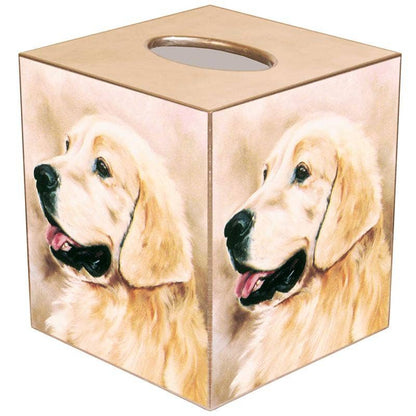 Golden Retriever Tissue Box Cover