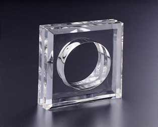 Acrylic Napkin Rings Set of 4