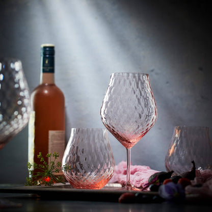 Phoebe Rose Stemless Wine Glasses, Set of 2