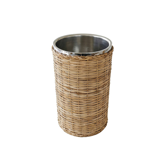 Rattan Wall Silver Wine Chiller