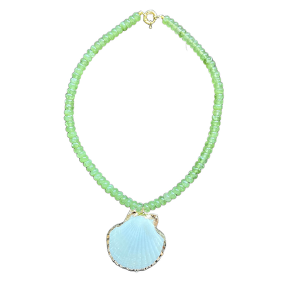 The Sea Shell Candy Necklace: Blue Ocean