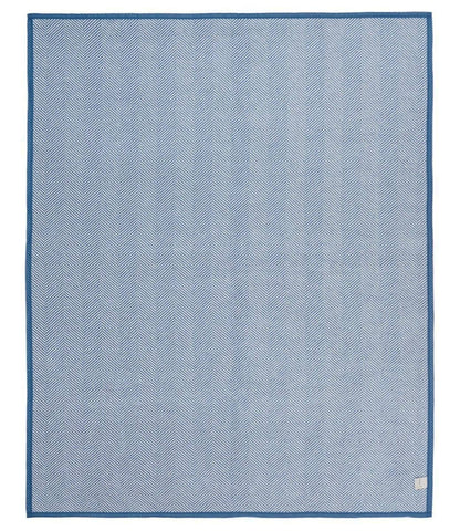 Harborview Herringbone Cornflower Blanket: Original
