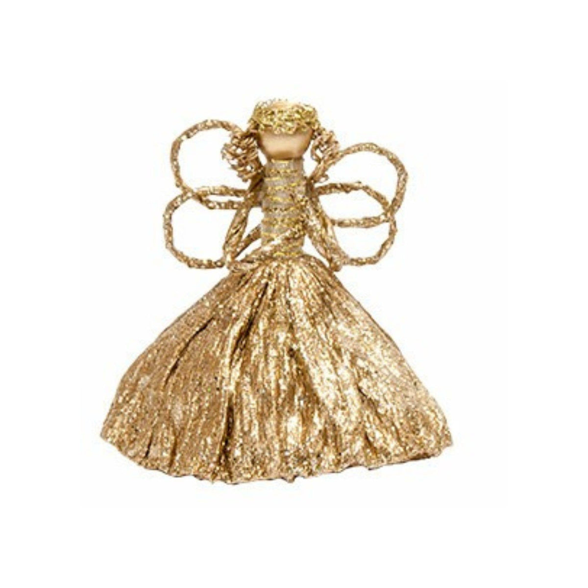 Angel Lotus Pod Ornament: White