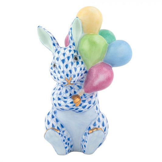 Herend Balloon Bunny Sapphire