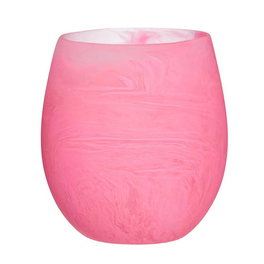 Acrylic Stemless Wine Glass - Pink