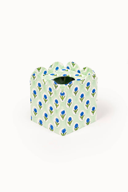 Green Print Tissue Cover